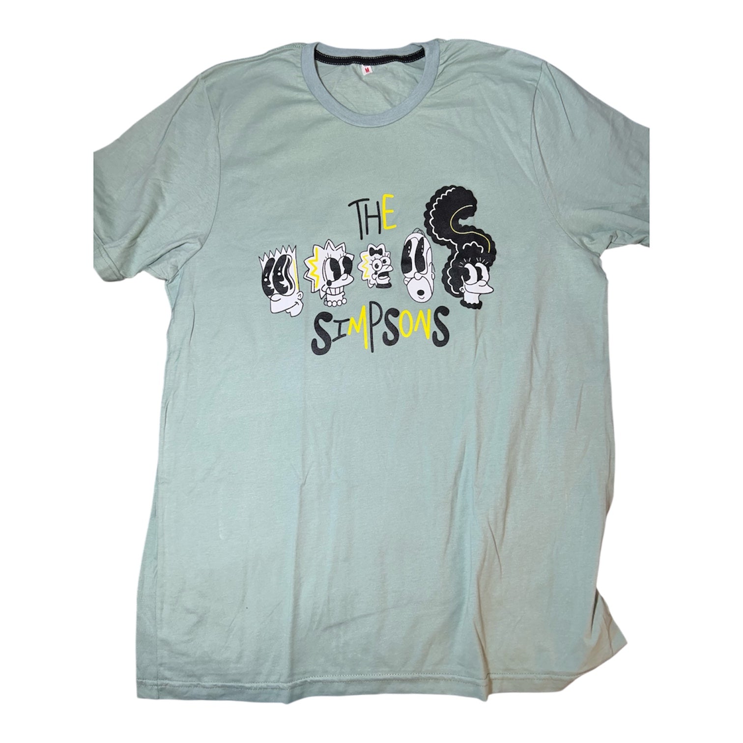 Playera de los simson verde claro