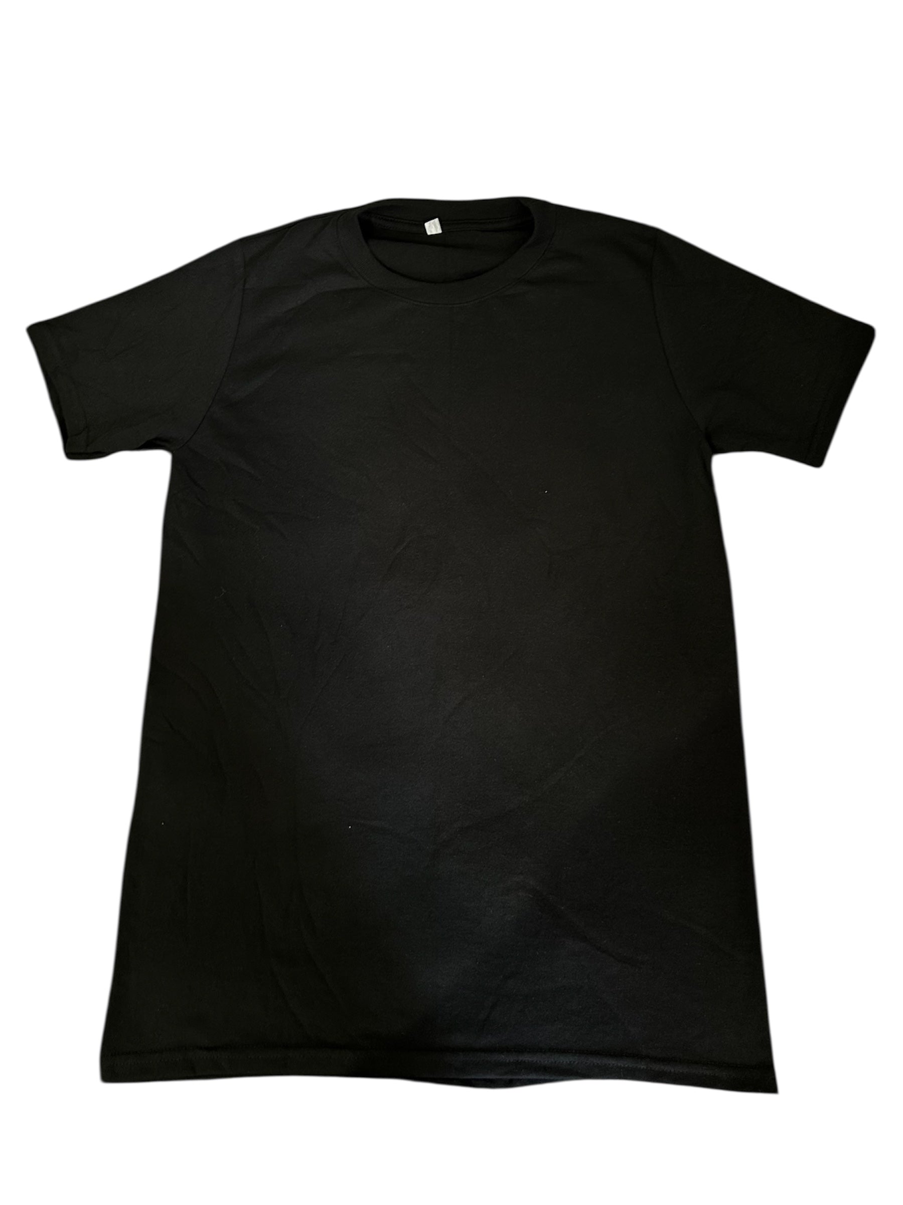 Playera negra manga corta M