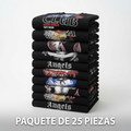paquete playera 25pz